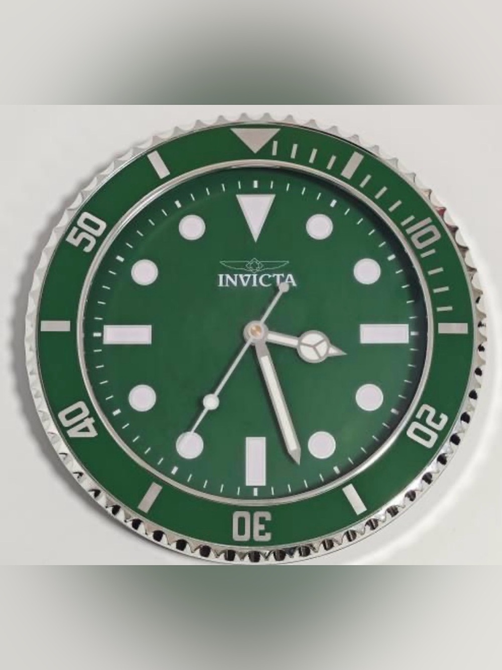 Sale today Invicta 70044 Pro Diver Green Wall Clock Oversized Watch Quartz New
